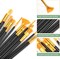Acrylic Paint Brush Set,1pack/15pcs Nylon Hair Acrylic Painting Brush,Watercolor Rock Face Painting Brush, Artist Craft Brush Supplies, Paint Brush Set for All Purposes Children Adult Painting.